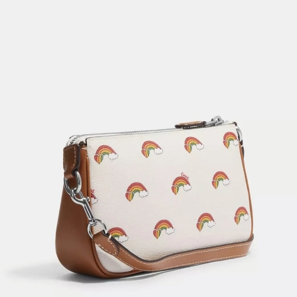 COACH Pride Bags Nolita 19 Pride With Rainbow Heart Print🌈 Authentic - Picture 3 of 15